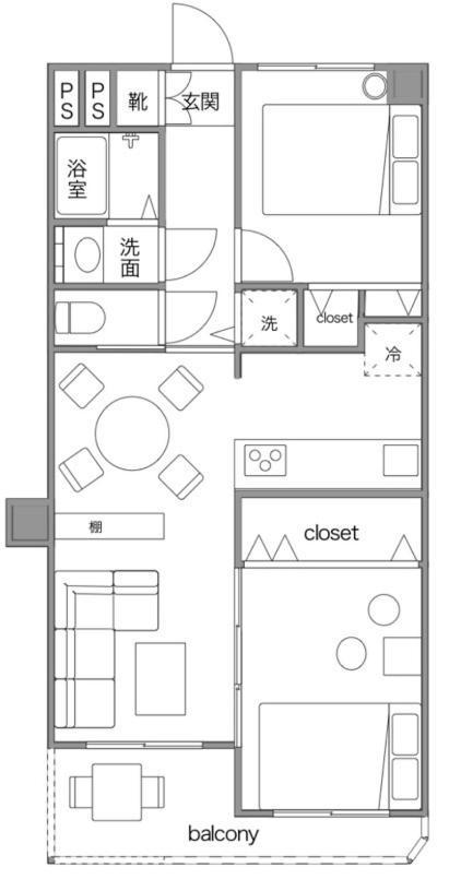 Lägenhet Takadanobaba Nini 2 1111